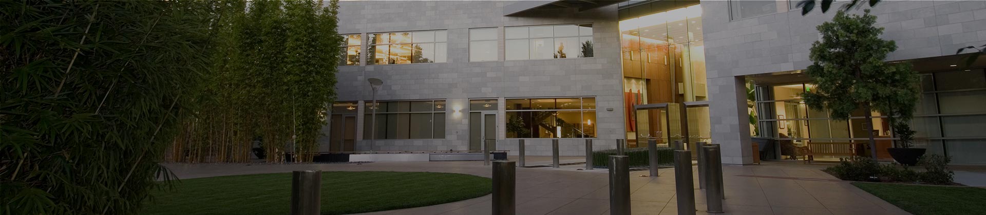 Entrance to an office building